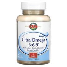 Ultra Omega 3-6-9 Омега 3 6 9 KAL 50 капсул