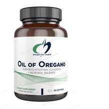 Designs for Health, Oil of Oregano, Олія орегано, 60 капсул