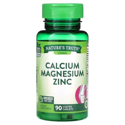 Основное фото товара Nature's Truth, Кальций магний цинк, Calcium Magnesium Zinc, 9...