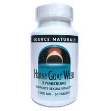 Source Naturals, Horny Goat Weed Epimedium 1000 mg, 60 Tablets