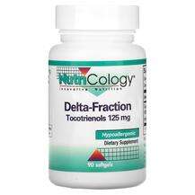 Nutricology, Delta-Fraction Tocotrienols 125 mg, Токотрієноли,...
