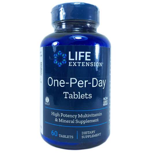 Основне фото товара Life Extension, One-Per-Day, Мультивітаміни One-Per-Day, 60 та...