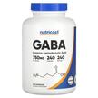 Фото товару Nutricost, GABA 750 mg, ГАМК, 240 капсул