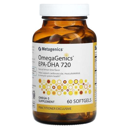 OmegaGenics EPA-DHA, ДГК 720, 60 капсул