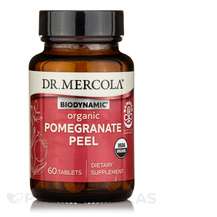 Dr. Mercola, Biodynamic Organic Pomegranate Peel, Гранат, 60 т...