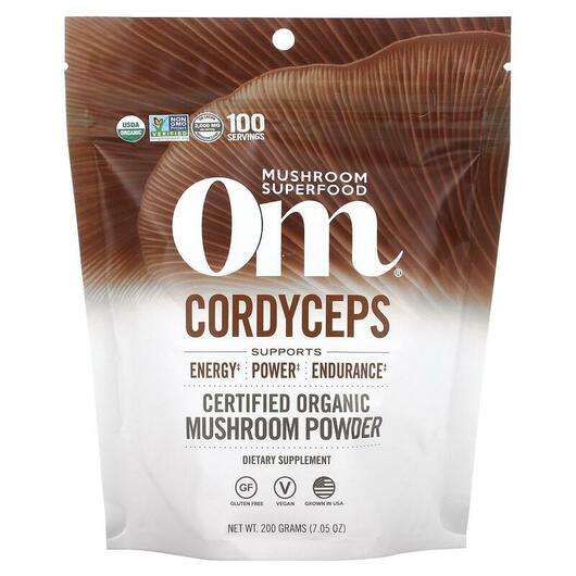 Основне фото товара Om Mushrooms, Cordyceps, Гриби, 200 г