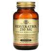Solgar, Resveratrol 250 mg, Ресвератрол 250 мг, 30 капсул