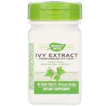 Nature's Way, Ivy Extract 50 mg, Екстракт плющу 50 мг, 90 табл...