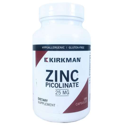 Zinc picolinate 50. Пиколинат цинка 25 мг. Zinc Picolinate капсулы. Цинк 150 мг. Киркман цинк пиколинат.