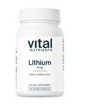 Lithium orotate 5 mg Литий Vital Nutrients 90 капсул