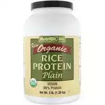 NutriBiotic, Raw Organic Rice Protein Plain, Рисовий протеїн, ...