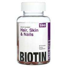 T-RQ, Hair Skin & Nails Biotin, Біотин, 60 цукерок