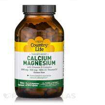 Country Life, Target-Mins Calcium-Magnesium with Vitamin D, Ка...