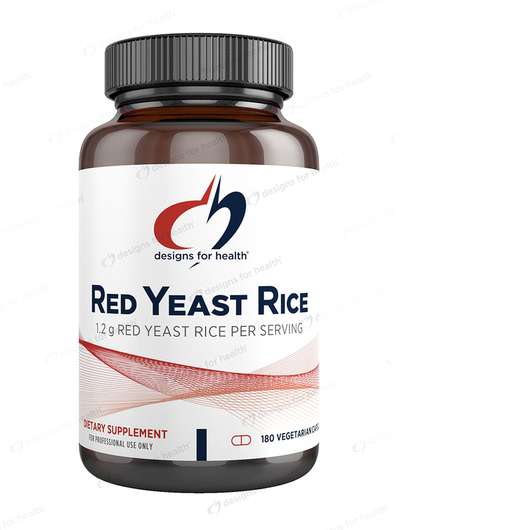Основне фото товара Designs for Health, Red Yeast Rice, Червоний дріжджовий рис, 1...