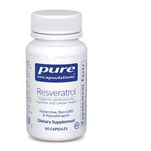 Pure Encapsulations, Resveratrol, Ресвератрол, 60 капсул