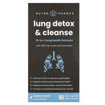 NutraChamps, Lung Detox & Cleanse, Детокс, 60 Easy-To-Swal...