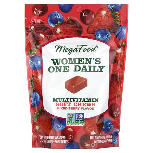 Основне фото товара Women's Multivitamin Soft Chews Mixed, Вітаміни для жінок, 3