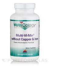 Nutricology, Multi-Vi-Min without Copper & Iron, Мультивіт...