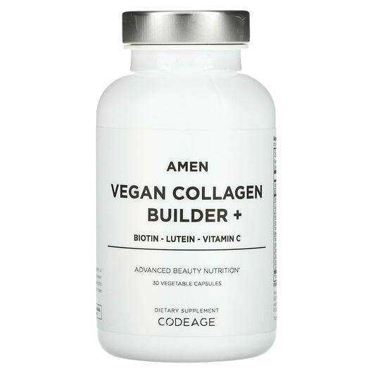 Основное фото товара CodeAge, Коллаген, Amen Vegan Collagen Builder+, 30 капсул