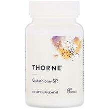 Thorne, Glutathione-SR 60, Амінокислоти, 60 капсул
