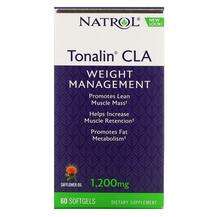 Natrol, Tonalin CLA 1200 mg 60, Лінолева кислота, 60 капсул