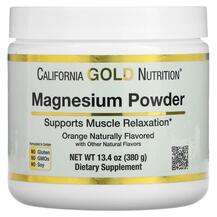 California Gold Nutrition, Magnesium Powder, Кальцій Магний, 3...