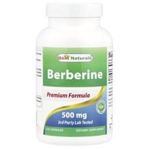 Berberine 500 mg Берберин Best Naturals 120 капсул