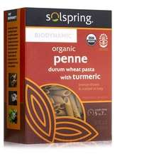 Solspring Biodynamic Organic Penne Durum Wheat Pasta with Tumeric, Макарони, 454 г