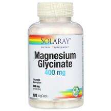 Solaray, Magnesium Glycinate 400 mg, 120 VegCaps