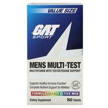 GAT, Mens Multi + Test, Вітаміни для чоловіків, 150 таблеток