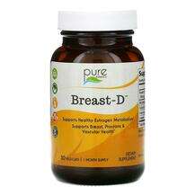 Pure Essence, Breast-D, Вітамін D3 з DIM, 30 капсул