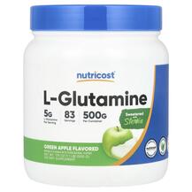 L-Glutamine Green Apple L-Глутамин Nutricost 500 г