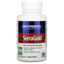 Enzymedica, SerraGold, Серрапептаза, 120 капсул