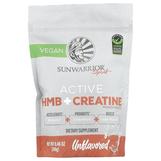 Основне фото товара Sport Active HMB + Creatine Monohydrate Unflavored, Креатин, 240 