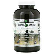 Amazing Nutrition, Lecithin 1200 mg, Соєвий лецитин, 240 капсул