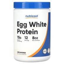 Egg White Protein Unflavored Протеин Nutricost 227 г