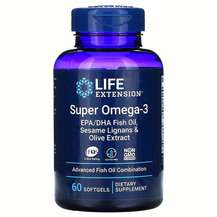 Life Extension, Omega Foundations Super Omega-3, Риб'ячий жир ...