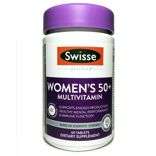 Основне фото товара Swisse, Women's Ultivite 50+ Multivitamin, Мультивітаміни для ...