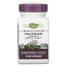 Nature's Way, Valerian Standardized, Валеріана, 90 капсул