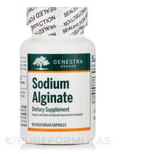 Genestra, Sodium Alginate, Натрій, 60 капсул