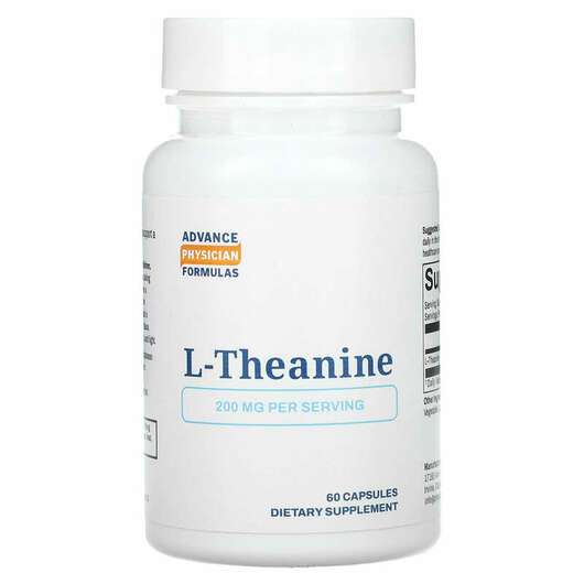 Основне фото товара Advance Physician Formulas, L-Theanine 200 mg, L-Теанін 200 мг...