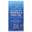 Фото товару Omega-3 Fish Oil Triple-Strength, Омега 3, 180 капсул