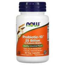 Now, Probiotic-10 25 Billion, Пробіотики, 50 капсул