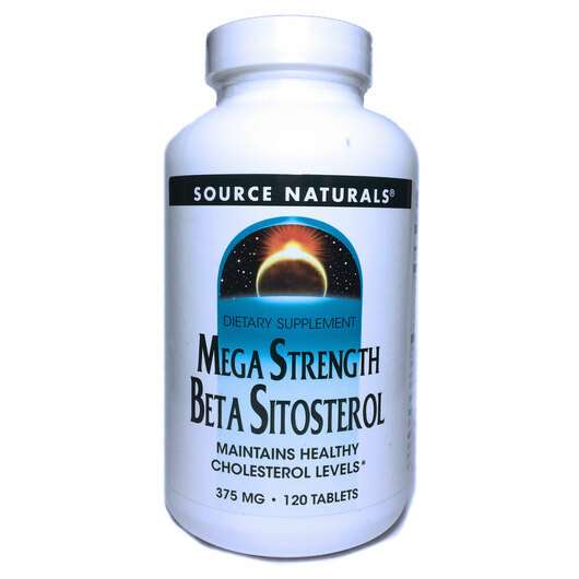 Основное фото товара Source Naturals, Бета-ситостерол, Mega Strength Beta Sitostero...