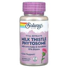 Solaray, Vital Extracts Milk Thistle Phytosome, Розторопша, 60...