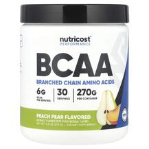 Performance BCAA Peach Pear БЦАА Nutricost 270 г