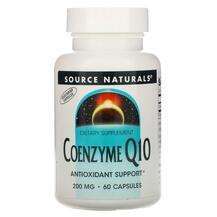 Source Naturals, Coenzyme Q10 200 mg 60, Коензим Q10 200 мг, 6...