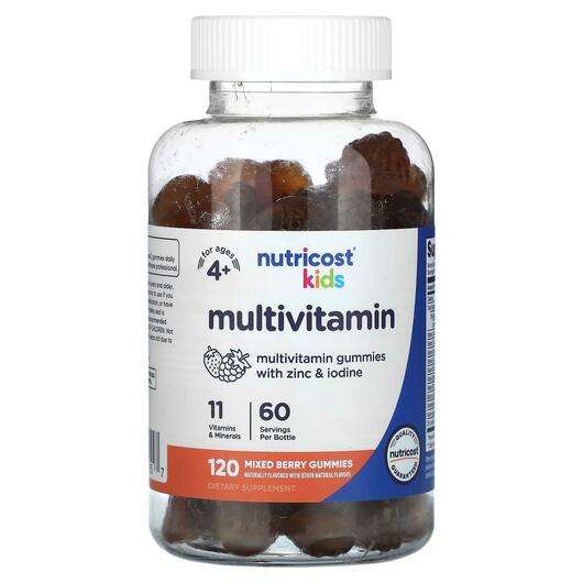 Основне фото товара Kids Multivitamin Gummies For Ages 4+ Mixed Berry, Мультивітам...