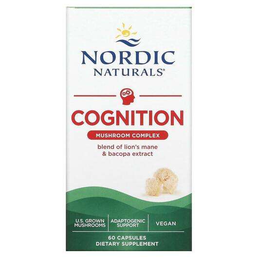 Основне фото товара Nordic Naturals, Cognition Mushroom Complex, Комплекс грибів, ...