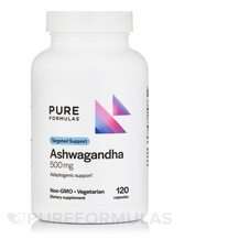 PureFormulas, Ашвагандха, Ashwagandha 500 mg, 120 капсул